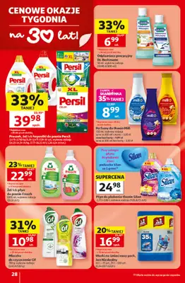 Auchan - gazetka promocyjna Gazetka 30 Lat Hipermarket Auchan od czwartku 09.07 do środy 15.07 - strona 28