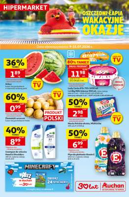 Auchan - gazetka promocyjna Gazetka 30 Lat Hipermarket Auchan od czwartku 09.07 do środy 15.07