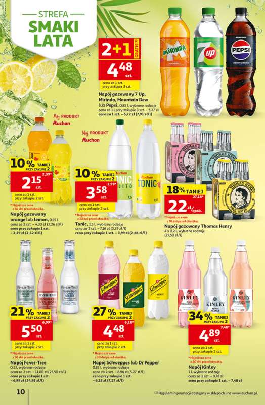 Auchan - gazetka promocyjna Gazetka 30 Lat Hipermarket Auchan od czwartku 09.07 do środy 15.07 - strona 10