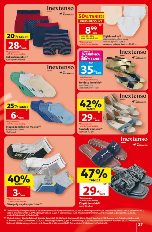 Auchan - gazetka promocyjna Gazetka 30 Lat Hipermarket Auchan od czwartku 09.07 do środy 15.07 - strona 37
