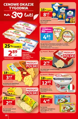 Auchan - gazetka promocyjna Gazetka 30 Lat Hipermarket Auchan od czwartku 09.07 do środy 15.07 - strona 18