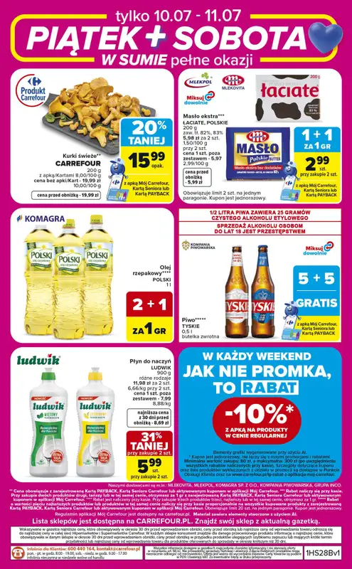 Carrefour - gazetka promocyjna Gazetka w sumie od czwartku weekend okazji od czwartku 09.07 do soboty 11.07 - strona 8