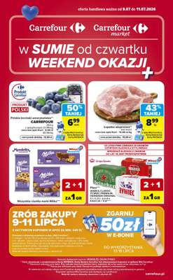 Carrefour Market - gazetka promocyjna Gazetka w sumie od czwartku weekend okazji od czwartku 09.07 do soboty 11.07