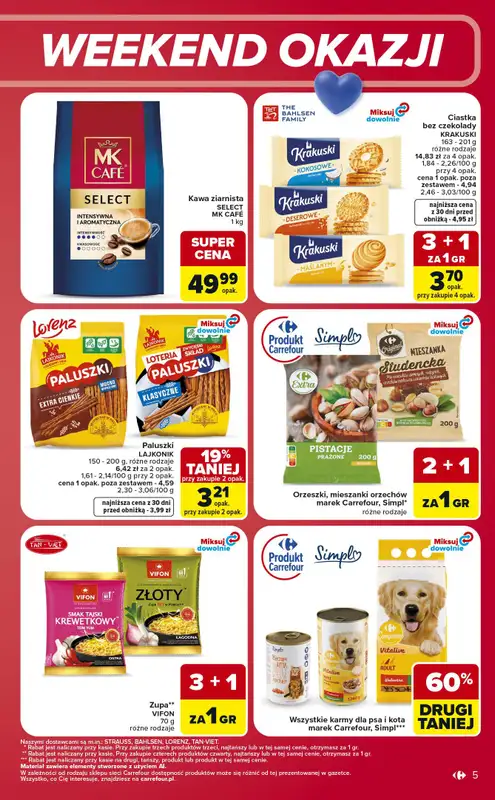 Carrefour Market - gazetka promocyjna Gazetka w sumie od czwartku weekend okazji od czwartku 09.07 do soboty 11.07 - strona 5