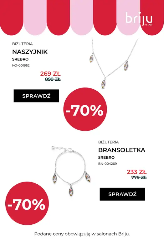 Briju - gazetka promocyjna Wyprzedaż! Nowa oferta od środy 08.07 do środy 12.08 - strona 4