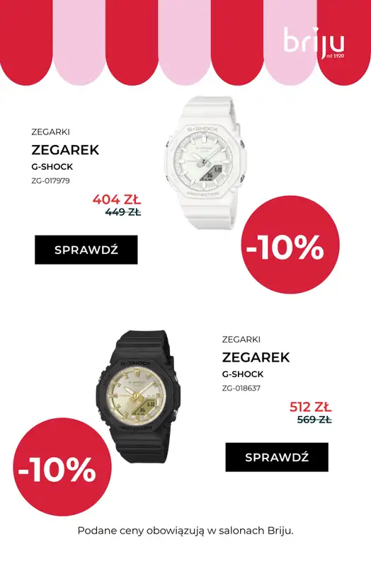 Briju - gazetka promocyjna Wyprzedaż! Nowa oferta od środy 08.07 do środy 12.08 - strona 20