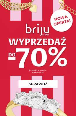 Briju - gazetka promocyjna Wyprzedaż! Nowa oferta od środy 08.07 do środy 12.08
