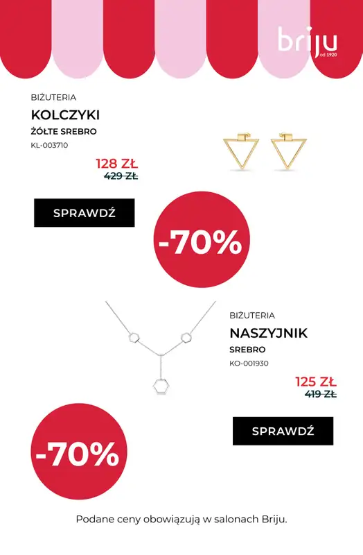 Briju - gazetka promocyjna Wyprzedaż! Nowa oferta od środy 08.07 do środy 12.08 - strona 3