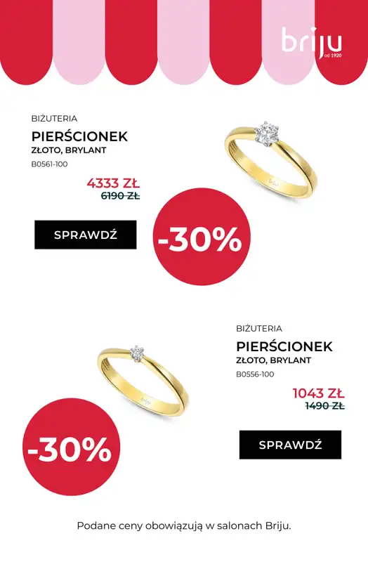 Briju - gazetka promocyjna Wyprzedaż! Nowa oferta od środy 08.07 do środy 12.08 - strona 7