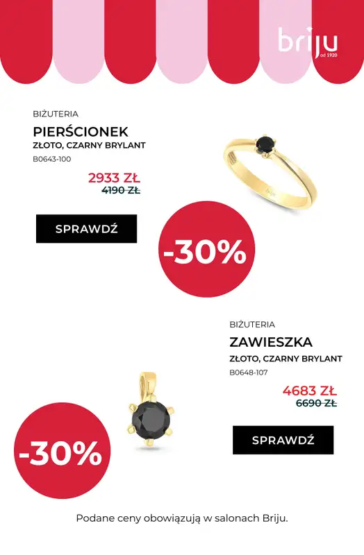 Briju - gazetka promocyjna Wyprzedaż! Nowa oferta od środy 08.07 do środy 12.08 - strona 8