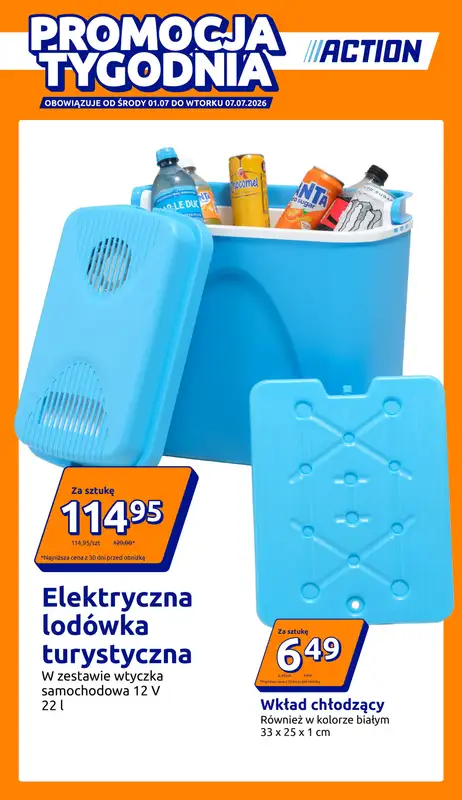 Action - gazetka promocyjna Gazetka od środy 01.07 do wtorku 07.07