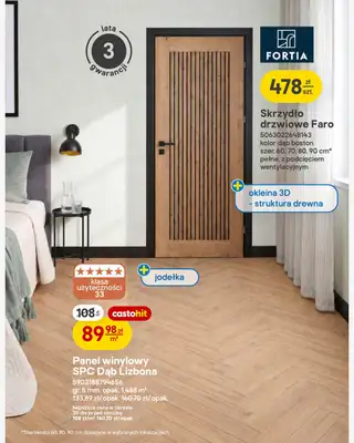 Castorama - gazetka promocyjna Podłogi i drzwi od środy 08.07 do wtorku 28.07 - strona 4