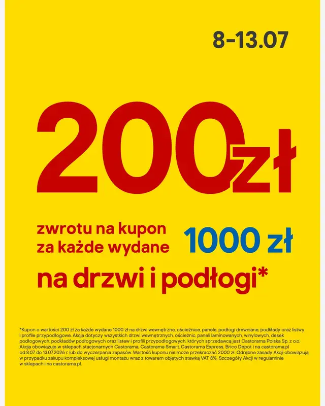 Castorama - gazetka promocyjna Podłogi i drzwi od środy 08.07 do wtorku 28.07 - strona 2