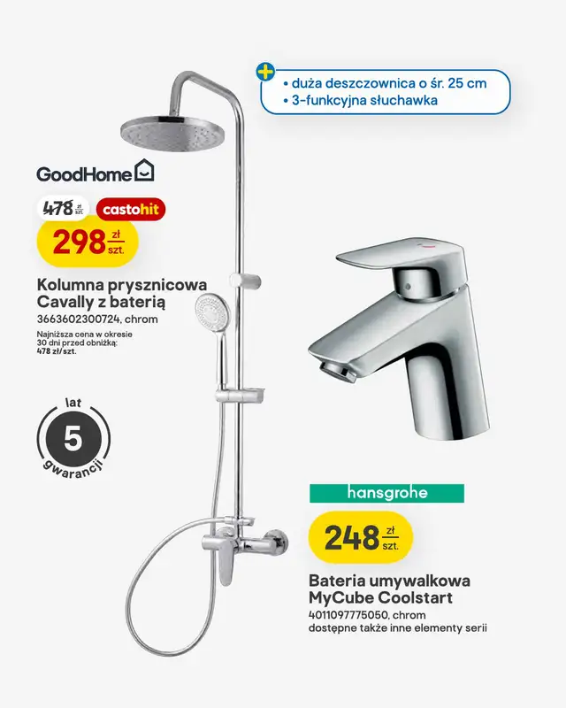 Castorama - gazetka promocyjna Łazienka i kuchnia od środy 08.07 do wtorku 28.07 - strona 4