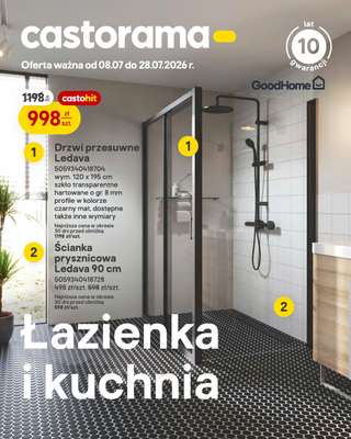 Castorama - gazetka promocyjna Łazienka i kuchnia od środy 08.07 do wtorku 28.07