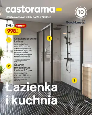 Castorama - gazetka promocyjna Łazienka i kuchnia od środy 08.07 do wtorku 28.07