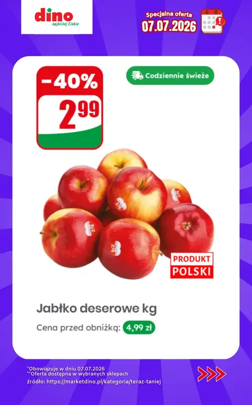 Dino - gazetka promocyjna Specjalna oferta na 07.07.2026 - promocje spoza gazetki od wtorku 07.07 do wtorku 07.07 - strona 2