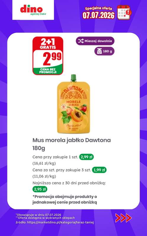 Dino - gazetka promocyjna Specjalna oferta na 07.07.2026 - promocje spoza gazetki od wtorku 07.07 do wtorku 07.07 - strona 10
