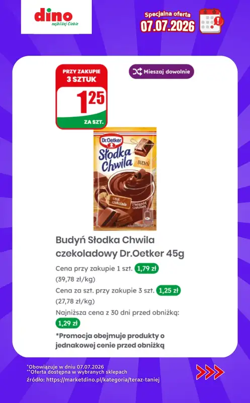 Dino - gazetka promocyjna Specjalna oferta na 07.07.2026 - promocje spoza gazetki od wtorku 07.07 do wtorku 07.07 - strona 9