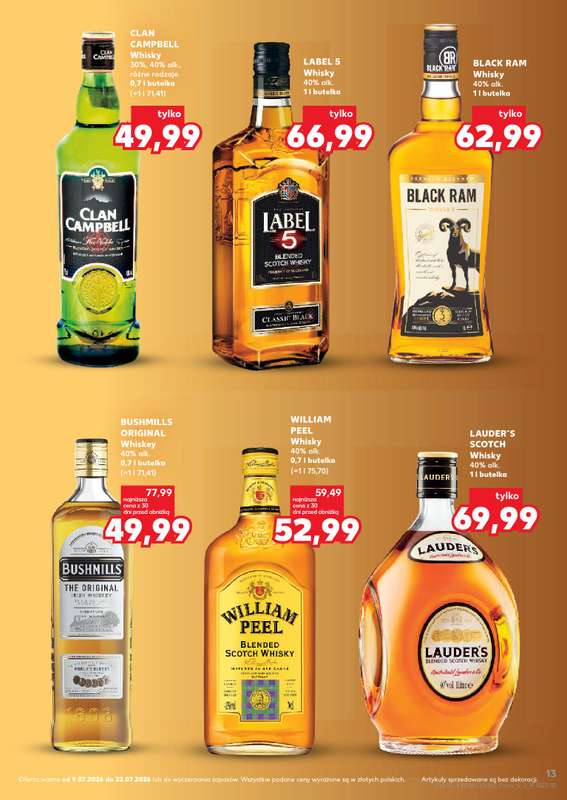 Kaufland - gazetka promocyjna Barek Kauflandu  do środy 22.07 - strona 13