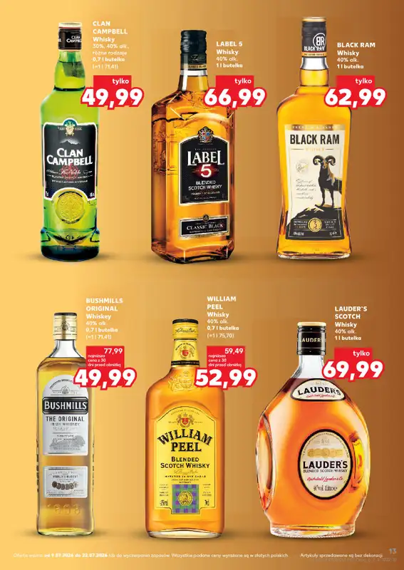 Kaufland - gazetka promocyjna Barek Kauflandu  do środy 22.07 - strona 13