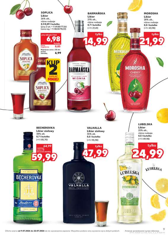 Kaufland - gazetka promocyjna Barek Kauflandu  do środy 22.07 - strona 9