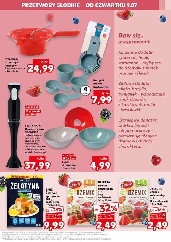 Kaufland - gazetka promocyjna Oferta Kaufland - kochamy przetwory! od czwartku 09.07 do środy 15.07 - strona 7