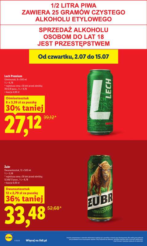 Lidl - gazetka promocyjna Oferta od poniedziałku od poniedziałku 06.07 do środy 08.07 - strona 22