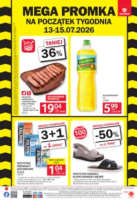 Selgros - gazetka promocyjna Mega promka od poniedziałku 13.07 do środy 15.07