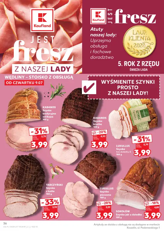 Kaufland - gazetka promocyjna Gazetka Tygodnia  do środy 15.07 - strona 36