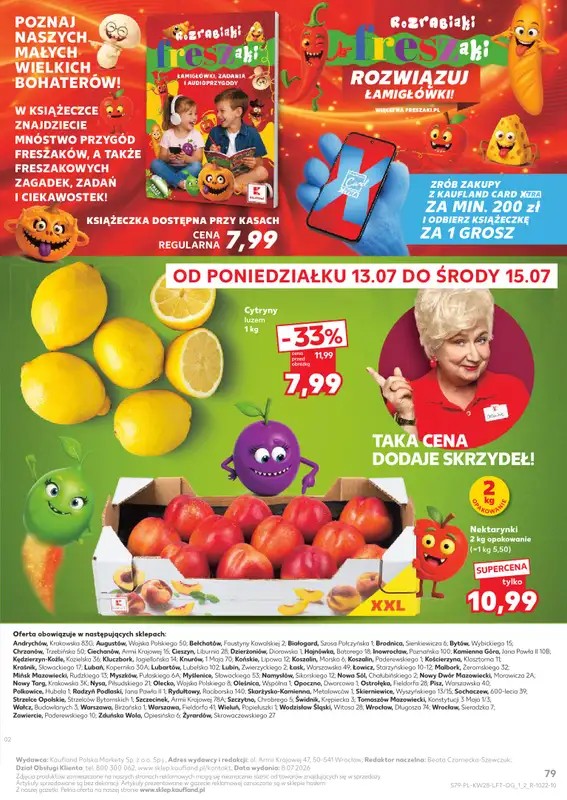 Kaufland - gazetka promocyjna Gazetka Tygodnia  do środy 15.07 - strona 79