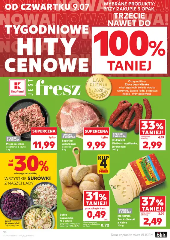 Kaufland - gazetka promocyjna Gazetka Tygodnia  do środy 15.07 - strona 10