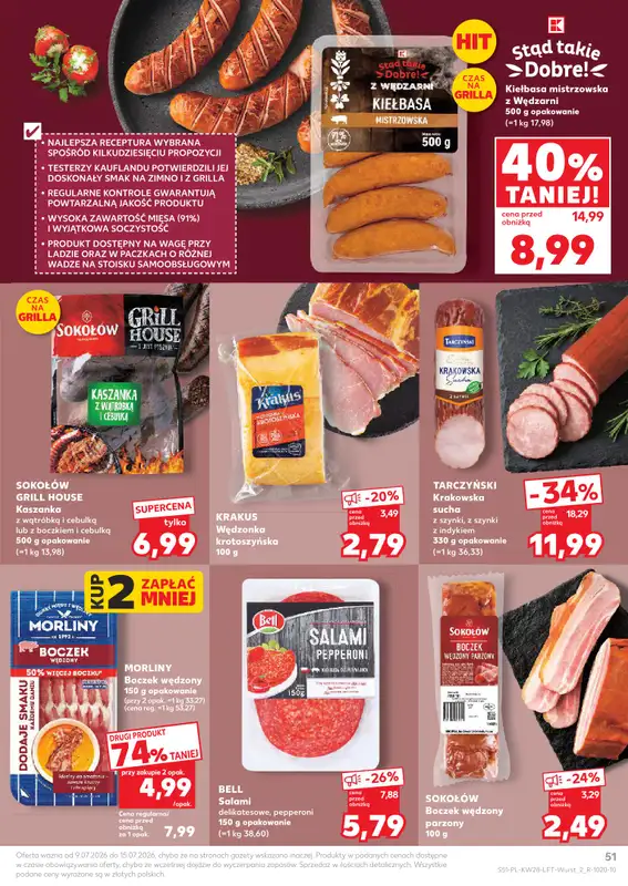 Kaufland - gazetka promocyjna Gazetka Tygodnia od czwartku 09.07 do środy 15.07 - strona 51