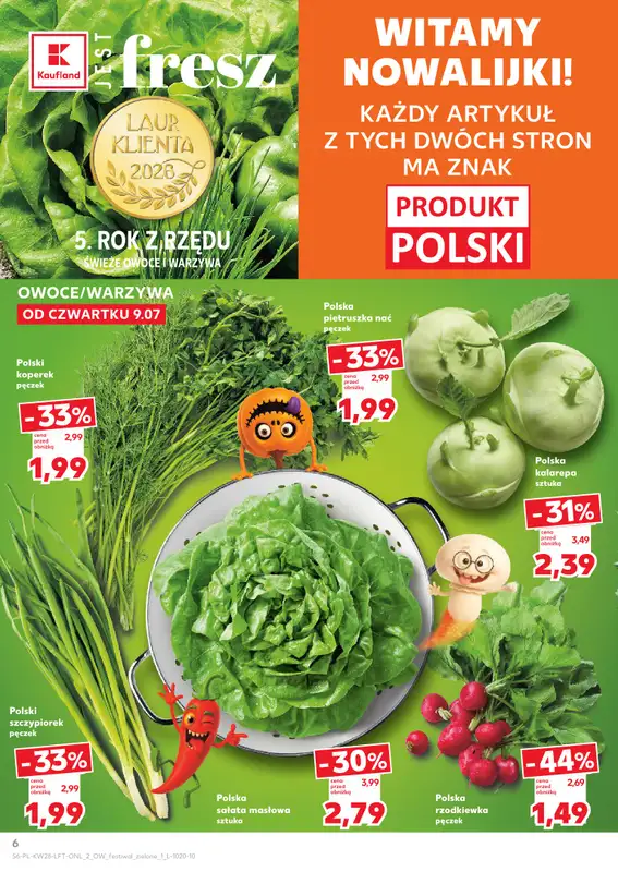Kaufland - gazetka promocyjna Gazetka Tygodnia  do środy 15.07 - strona 6