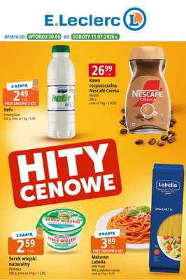 Leclerc - gazetka promocyjna Hity cenowe od wtorku 07.07 do soboty 11.07