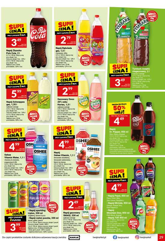 Twój Market - gazetka promocyjna Gazetka od środy 08.07 do wtorku 14.07 - strona 29