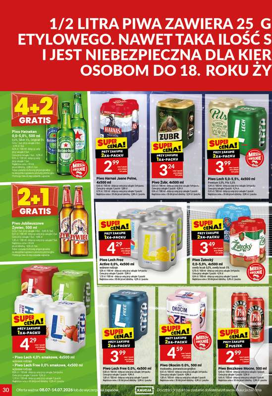 Twój Market - gazetka promocyjna Gazetka od środy 08.07 do wtorku 14.07 - strona 30
