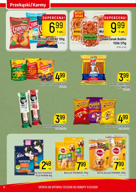 Delikatesy Piotruś Pan - gazetka promocyjna Gazetka od wtorku 07.07 do soboty 11.07 - strona 12