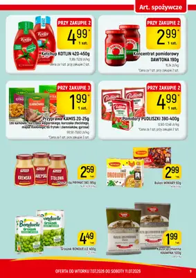 Delikatesy Piotruś Pan - gazetka promocyjna Gazetka od wtorku 07.07 do soboty 11.07 - strona 9