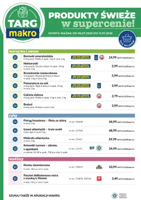 Makro - gazetka promocyjna Targ MAKRO - oferta świeża w super cenach! od poniedziałku 06.07 do soboty 11.07 - strona 6