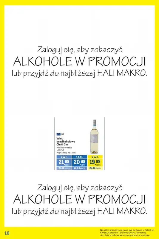 Makro - gazetka promocyjna Kupujesz więcej, płacisz mniej od wtorku 07.07 do poniedziałku 03.08 - strona 10