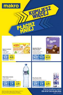 Makro - gazetka promocyjna Kupujesz więcej, płacisz mniej od wtorku 07.07 do poniedziałku 03.08