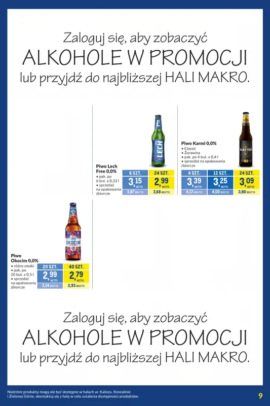 Makro - gazetka promocyjna Kupujesz więcej, płacisz mniej od wtorku 07.07 do poniedziałku 03.08 - strona 9