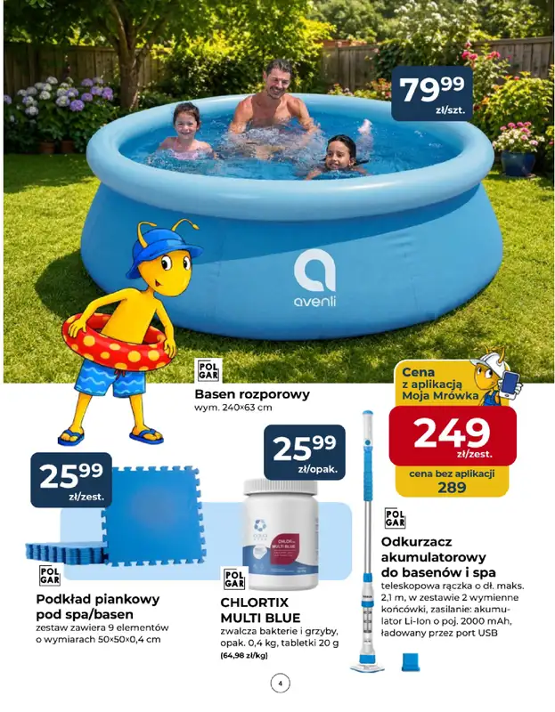 PSB Mrówka - gazetka promocyjna Gazetka od czwartku 09.07 do soboty 18.07 - strona 4