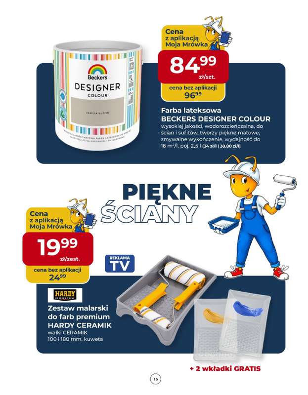 PSB Mrówka - gazetka promocyjna Gazetka od czwartku 09.07 do soboty 18.07 - strona 16