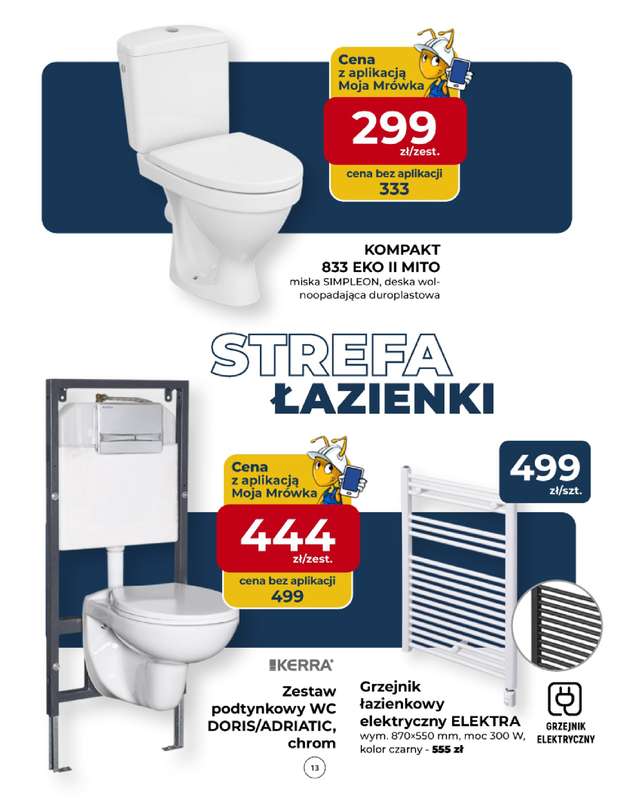 PSB Mrówka - gazetka promocyjna Gazetka od czwartku 09.07 do soboty 18.07 - strona 13