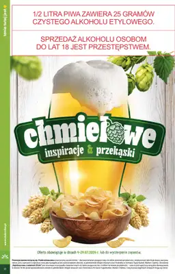 Stokrotka - gazetka promocyjna Chmielowe Inspiracje  do środy 29.07