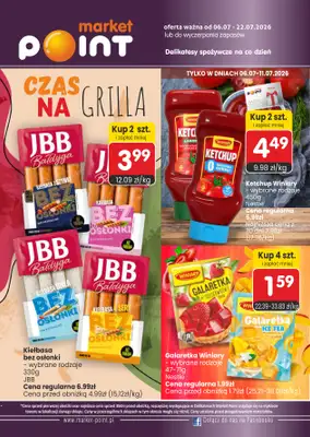 Market Point - gazetka promocyjna Gazetka od wtorku 07.07 do środy 22.07