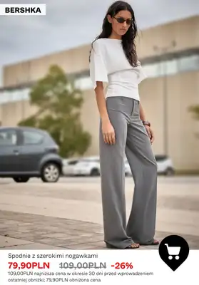 Bershka - gazetka promocyjna Spodnie damskie - SALE od wtorku 07.07  - strona 7