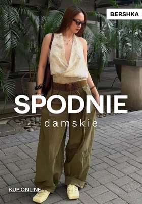 Bershka - gazetka promocyjna Spodnie damskie - SALE od wtorku 07.07 